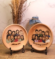 客製化物語小木碟-好同事18人兩碟訂製版