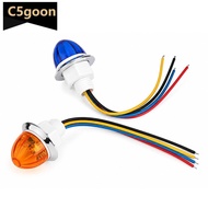 C5GOON 1.25″ 12-24V Truck LED Side Marker Light Tail Lamp for Trailer Waterproof Warning Indicator R