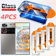 4-Pack HD Tempered Glass Screen Protector for ZTE Nubia Z50 Ultra/Z60 Ultra/Z70 Ultra/Z70s Ultra Dus