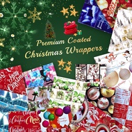 FSI Christmas Coated Premium Gift Wrapper 10 pieces