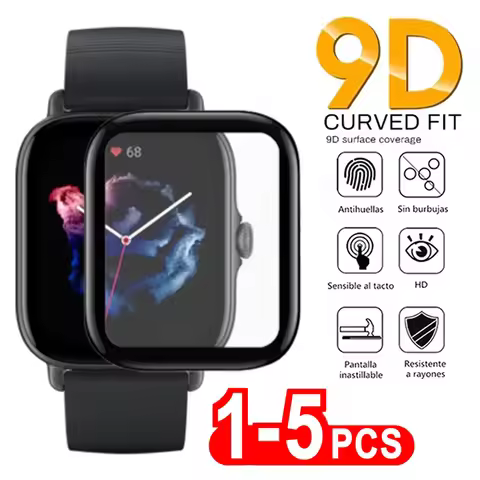 Soft Tempered Glass Protective Film For Huami Amazfit BiP S Lite Bip U Pro bip 3 Screen Protector Fo