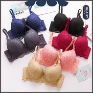 Alicias Secret Floral Lace Underwired Bra | Bra Berdawai dengan Lace Floral Cup B (36-42)