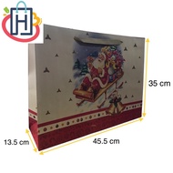 WRAPEE Large Thick Kraft Christmas Gift Bag