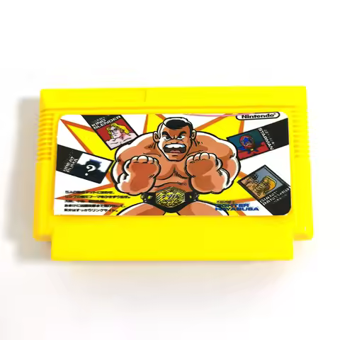 Pro Wrestling Nes Card For 60 Pin 8 Bit Game Player