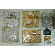 10 grams 5mm Japanese pearl gold silver