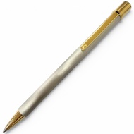 全新狀態 □CartierMust de Cartier 細線原子筆，銀色和金色，法國製造，男士，書寫功能已確認。
