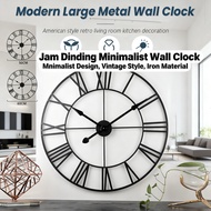 Jam dinding kaca Dinding besar jam besar minimalis kuno 40cm/50cm/60cm罗马
