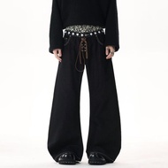 HFB Washed High-profile Straight-leg Slightly Flared Jeans - Petite Fit