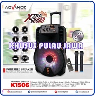 ADVANCE K-1506/ADAVNCE Speaker Portable BLUETOOTH - FREE MIC WERLES 2BH