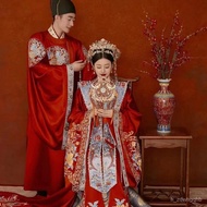 superior productsNew Chinese Style Wedding Clothes Hanfu Wedding Ming Dynasty Hanfu Bride and Groom Costume Ancient Wedd