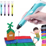 3D PLA Printing Doodle Arts Craft Drawing USB Pen Set LCD V2 Education RBT Starter Kit