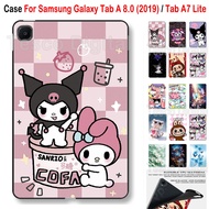 For Samsung Galaxy Tab A 8.0 (2019) SM-T290 T295 T297 Fashion Cartoon Anime Painting TPU Tablet Case