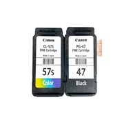 CANON PG-47/CL-57/CL-57S BLACK/COLOR FINE INK CARTRIDGE E400 E460 E480 E410 E470 E3170