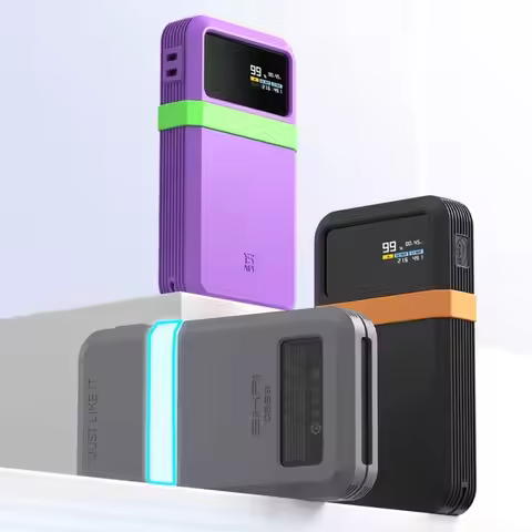 Shockproof Silicone Case Solid Color Soft Protective Case Portable Dustproof for CUKTECH 15 Power Ba