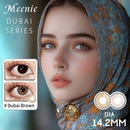 【14.2mm】Meenie Dubai Brown Contact Lens 6Month Disposable Contact Lenses Eye 6months Free Lens Case