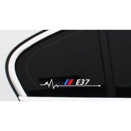 2PCS Car Decal for BMW E37,Car Window Decal Sticker (E37)