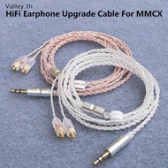 [Valley] HiFi Earphone Upgrade Cable MMCX 3.5mm 1.2m Silver Plated Core Cable For  IE200/IE300/IE600