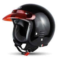 Helm Polos Retro Bogo Dewasa Pria Wanita  SNI kekinian