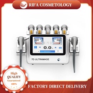 Professional 7d hifu smas skin tightening face lifting machine with 7 hifu cartridges skin wrinkle removal body slimming ultherap machine