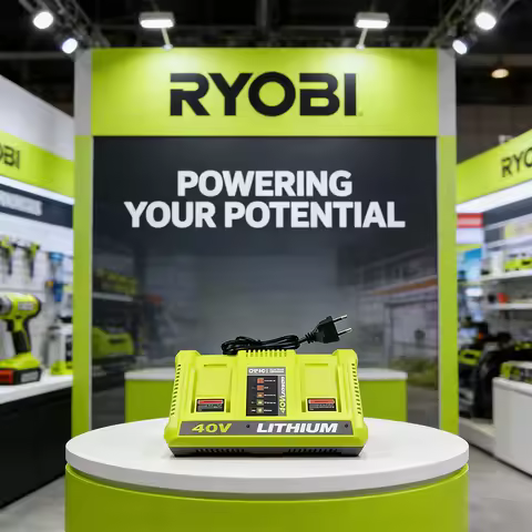 36V 40V Ryobi Battery Charger Original OP401 OP403, Compatible with OP4015 OP4026 OP4030 OP4050A OP4