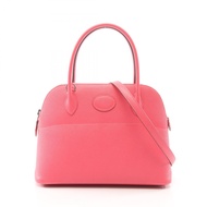 【二手】愛馬仕 HERMES 手提包 Bolide 27 玫瑰杜鵑花色 2WAY 041693CK 玫瑰杜鵑花色 其他 Bolide 27 玫瑰杜鵑花色 女士 二手 A