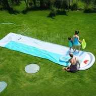 Outdoor water slide, toy whale water slide, water play toys, water slide, double children's outdoor 