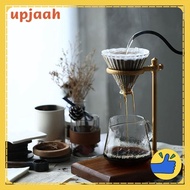 Drip Coffee Maker Pour over Pour over Coffee Dripper Stand Pour over Coffee Dripper Adjustable Coffee Filter Stand Holder with Wooden Base