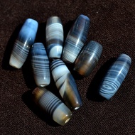 Lanqin Silk Agate Dzi Beads Barrel Beads Accessories Jade Natural Ice Bracelet