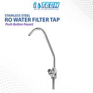 I-TECH Stainless Steel SUS304 Kitchen Water Filter Faucet Tap Push Button