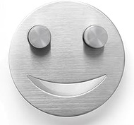 Stainless Steel Smiley Face Sponge Daddy Holder, Sponge Caddy for Kitchen Sink, Keep Happy Face Spon