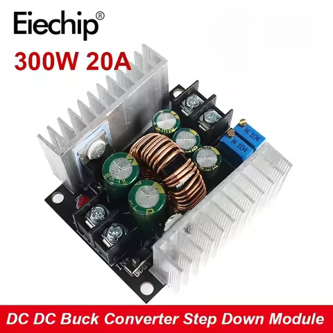 DC DC Buck Converter Step Down Module 300W 20A DC-DC Constant Current LED Driver CC CV Adjustable Po