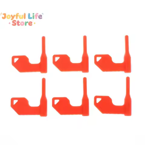 6Pcs Chamber Safety Flags Multi-Functional Orange Sturdy Flags Universal Hunting Accessories