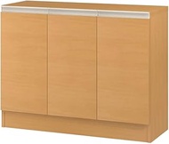 IWATSUKI Storage Shelf with Door to Order Storage Shelves Medium Brown Width 17.7-47.2 inches (45-12