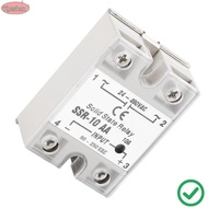 XUESHAN Solid State Relay AC-AC, SSR-10 AA Input 90-250V AC Solid State Relay, Relay Switch AC-AC Ou