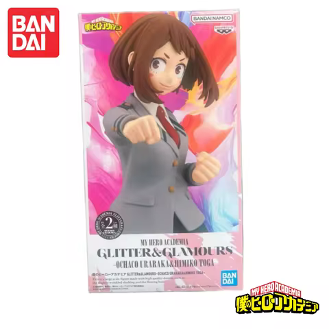 In Stock Original Bandai Banpresto Anime Characters My Hero Academia Glitter Glamours Ochaco Uraraka