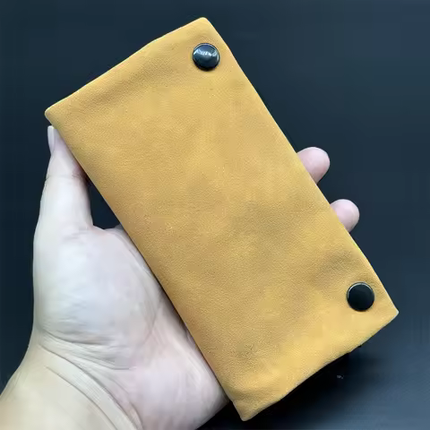 Fine Leather Tobacco Storage Bag Fashion and Portable Smoking Pipe Tobacco Organizers Practical Hand