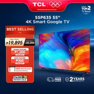 TCL 55" 4K Smart Android TV - 55P635 (HDR, Netflix, YouTube, Google Assistant, Dolby Vision & Audio)