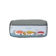 貓福珊迪 - Mofusand 貓福珊迪 袋 筆袋 (壽司貓 灰) 多用途袋雜物袋筆袋 多用途袋/ 化妝袋/小物袋/文具/ 多功能鯊魚貓鉛筆袋 平行進口