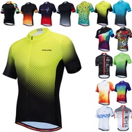 Cycling Jersey Men Bike Top MTB Bicycle Shirt Mountain Road Riding Clothing Short Sleeve Summer Cyclist biking Blouse
