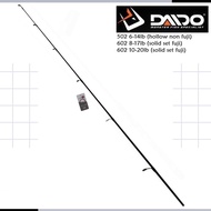 Ujung Joran Top Joran Daido Solid 602 8-17lb 10-20lb Ring Set Fuji