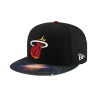 NEW ERA 59FIFTY 5950 NBA Miami Heats Black/Star Baseball Cap Cap Hat [TCC]