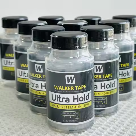 1/2/3pcs Walker Tape Ultra Hold Hair System Adhesive Maximum Wear 3.4 fl oz 101 ml Lace Wigs & Toupe