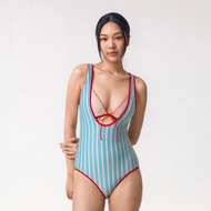 APRILPOOLDAY NELLIE PLUNGE ONE PIECE (SWIMSUIT)