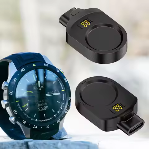 8 Pin/Type C To Garmin MARQ 2 MARQ (Gen 2) Watch Charger Adapter Stable Charging Cable Converter Plu