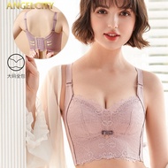 AngelCity Women's Ultra-Lace Plus Size Bra - Breathable & Shaping | 34B-40E
