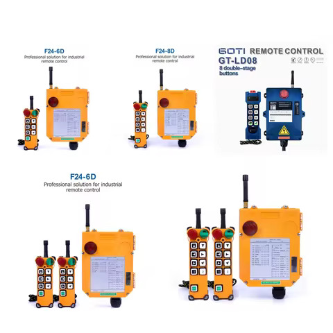 TELECRANE F24-6D GT-LD08 F24-8D Industrial Remote Control Overhead Crane Lift Waterproof Wireless RI