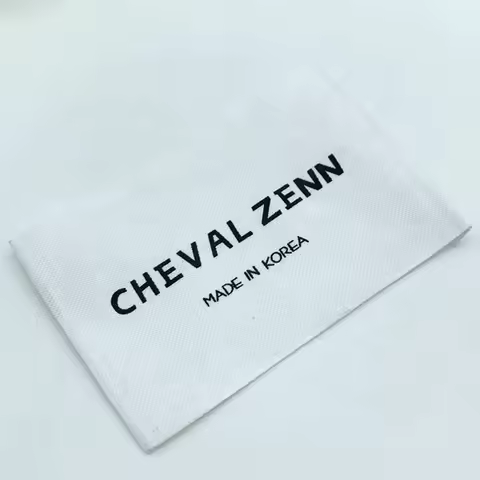 New design 100% cloth printing label customized printing your logo label clothing printing label