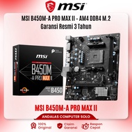 MSI B450M-A PRO MAX II Motherboard AM4 mATX DDR4