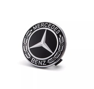 4ชิ้น/เซ็ต75มม.สีน้ำเงินเข้มรถจัดแต่งทรงผมศูนย์ล้อรถฝาครอบดุมล้อหมวกยี่ห้อที่สวมครอบมีสัญลักษณ์สำหรั