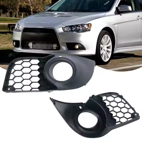 For Mitsubishi Lancer EX Lancer Sportback Ralliart Sedan SPORTLIMOUSINE Car Grille Fog Light Cover G